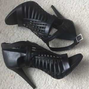 Black Calvin Klein 4 inch heels